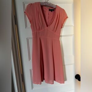 Used salmon pink dress